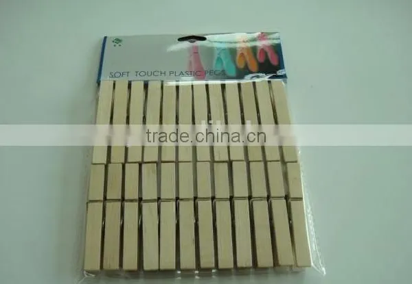 Wooden Bamboo Colourful Clothes Hangers Plastic Clothespin/clothes Peg/clothes Clip photo-4
