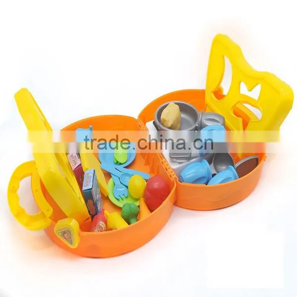 Mini Kids Pretend Play Food Set Funny Plastic Meat Tray Food Toy in Kitchen photo-4
