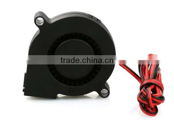 DC 12V 50mm Cooling Fan Blow Radial Hotend / Extruder For RepRap 3D Printer photo-2