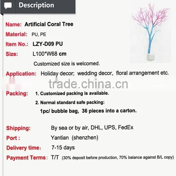 New Products Surprise Wedding Gift Table Centerpiece Dry Tree Branches photo-2