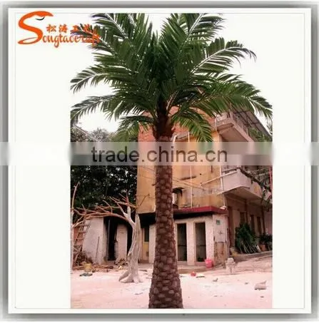 Hot Sale Artificial Outdoor Date Palm Trees Fiberglass 6 Meter for Palm Tree Wedding Decorations Tree photo-4