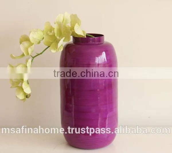 Colored Lacquer Decorative Flower Vase photo-2