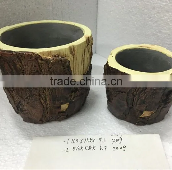 Green Colour in Simply Design Cement Flower Pot for Garden Deco photo-5