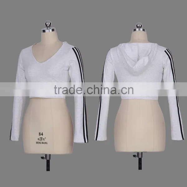Women Autumn Winter Sport Tracksuits New Cropped Suits Skinny Sweatsuits Hooded Tracksuits Sport Wear Running Set photo-5