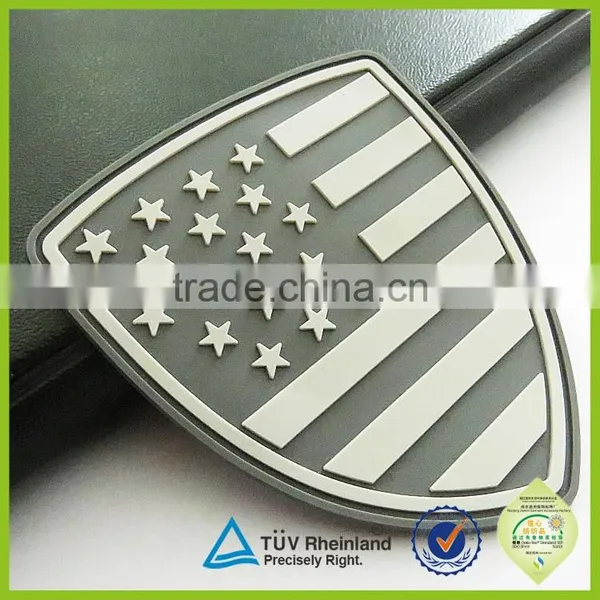 Customized Decorative Soft Clothing Brand Patches Hard Pvc Badge photo-4