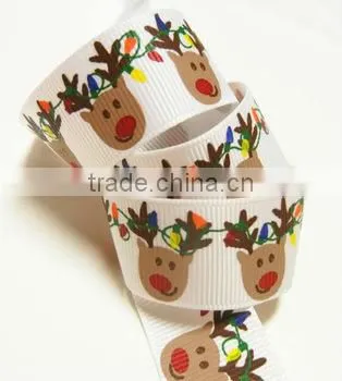 Cheap Custom Grosgrain Designer Printed Ribbon With Logo photo-2