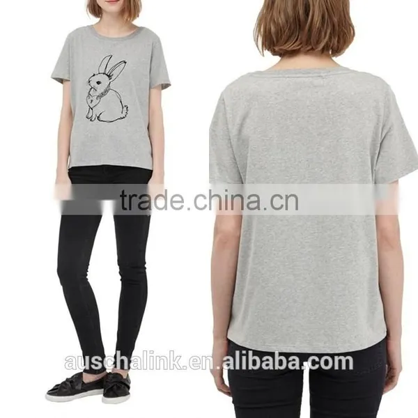 Brand Round Collar Lovely Gym Running T-shirts for Girls photo-5