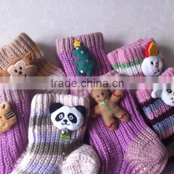Thick Acylic Carton Non-kid Home Sock photo-3