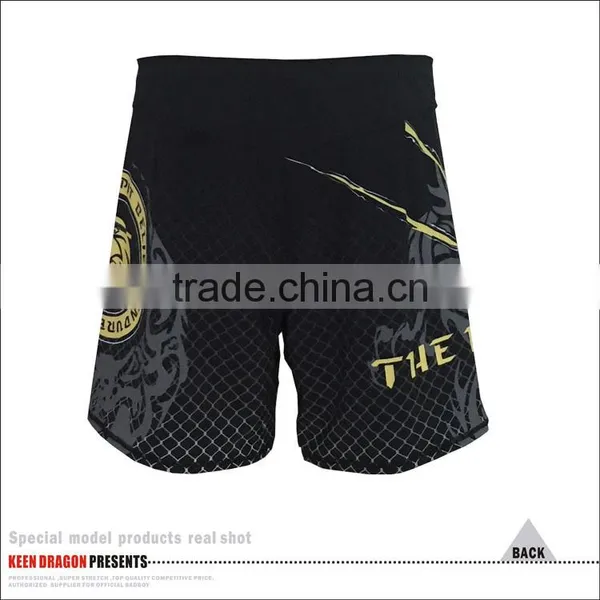 High Quality Custom Desgin Sublimated Print Fight Mma Shorts photo-3