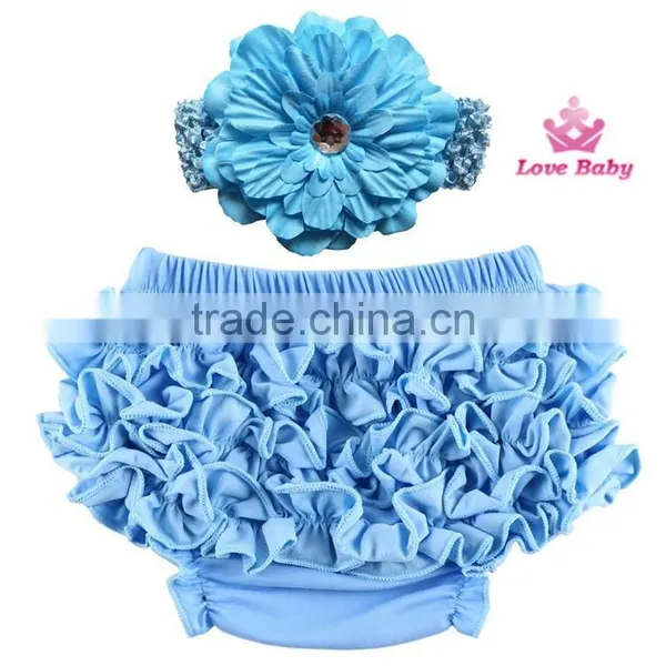 Princess Baby Girls Cute Bloomers Ruffle PP Pants Shorts Bow Diaper Nappy Cover LBS5052506 photo-3
