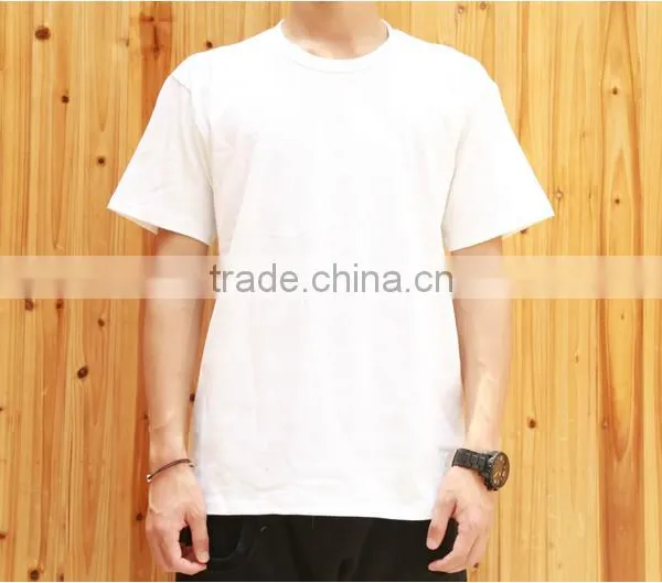 China Whoelsale Cheap Bulk Blank T-shirts Pure Cotton 180gsm photo-3