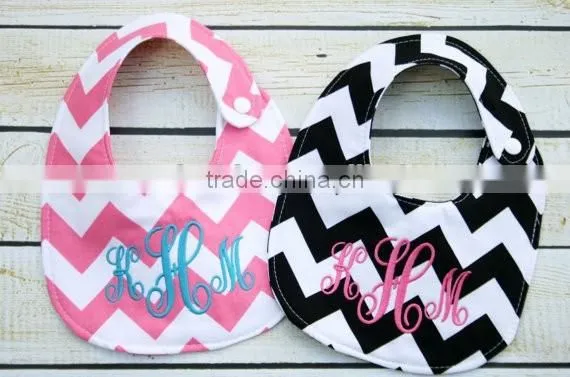Personalized Seersucker Monogrammed Bib photo-5