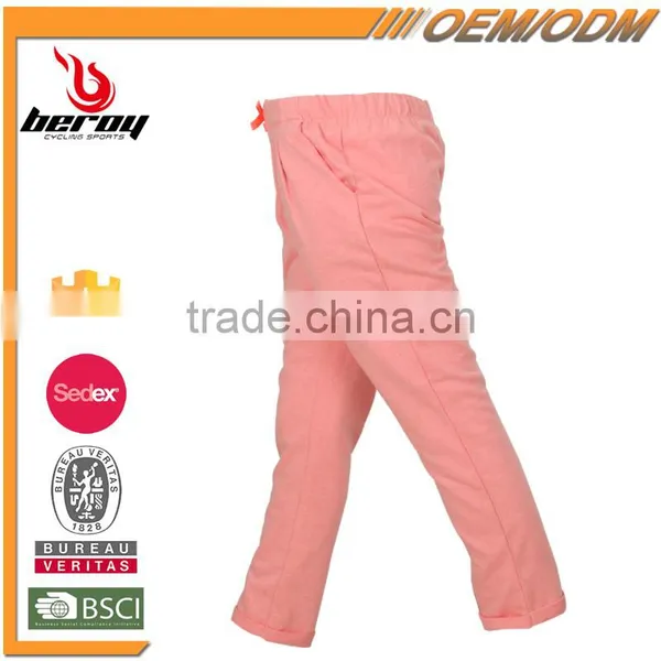 100% Cotton Girls Harem Sweat Pants for Wholesale With OEM ODM photo-2