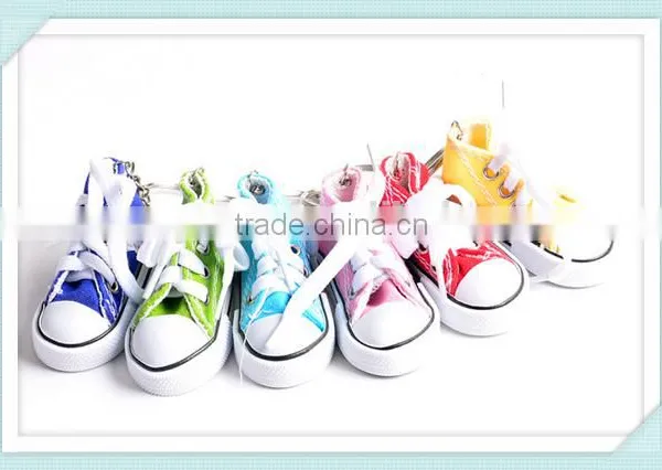 Canvas Sneaker Tennis Shoe Keychain Key Chain photo-5