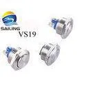 RoHS Approved Electronic Cigarette V19 Push Button Switch With LED