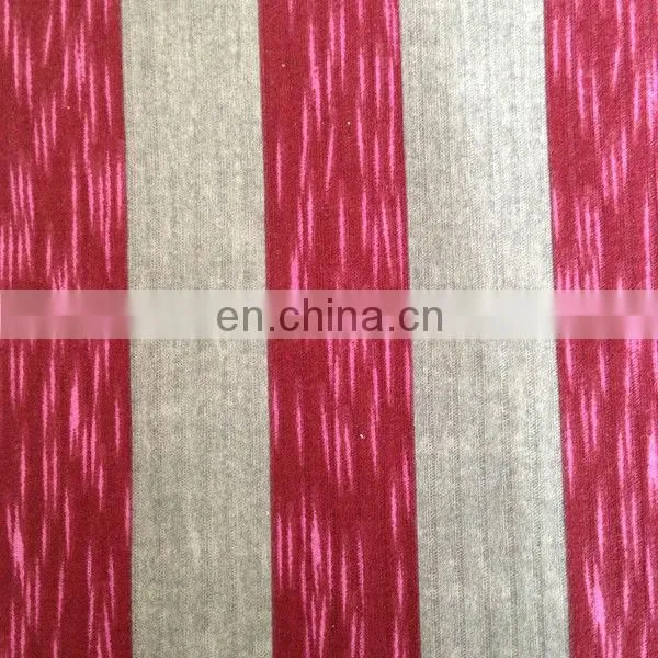 100% 65/35 TC Drop Needle Interlock Printed photo-4