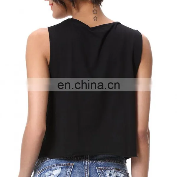 Express Gold Print Black Short Girl Tank Top Sequin photo-6