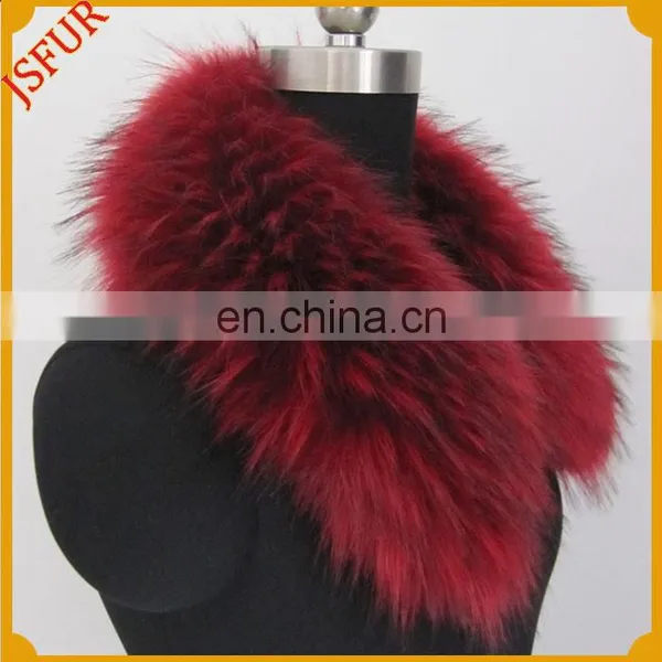 Wholesale Genuien Raccoon Fur Coat Collar Real Fur Collar photo-2
