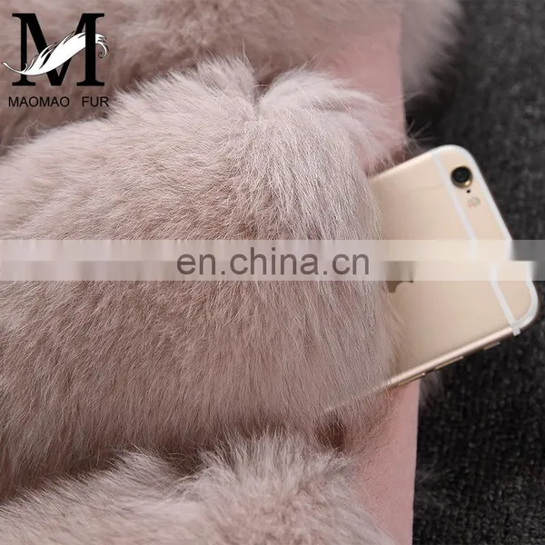 2016 Top Fashion Winter Warm Vest Wholesale Custom Real Fur Vest Fox Fur photo-3