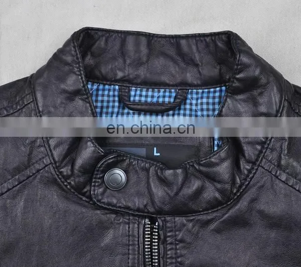 Latest Fashion Mens Thick Padded Softshell pu Motocycle Clothing photo-4