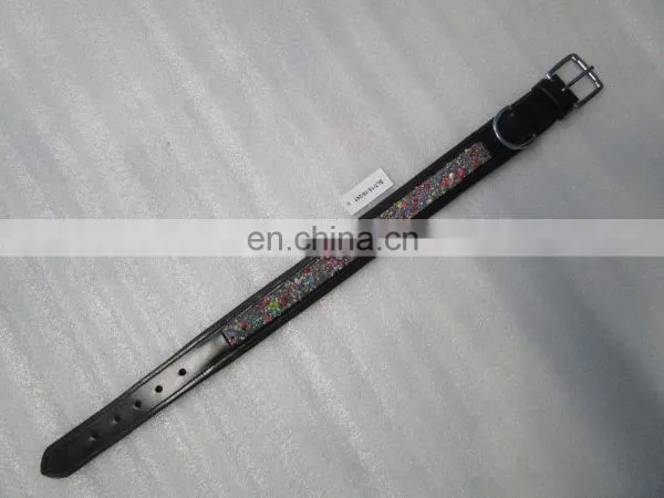 New Leather Dog Collars With Lead