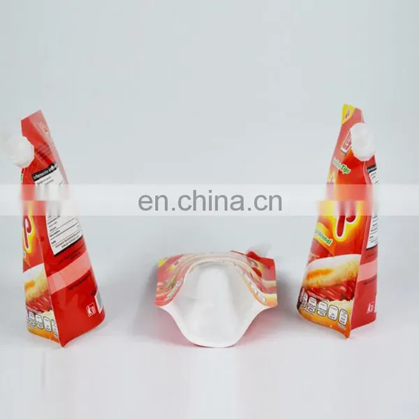 Factory Manufacture Customized Plastic Packaging Pouch/Sachet/Stand up Spouted Pouch For Tomato Sauce Juice Bag photo-3