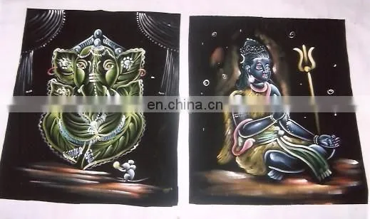 New HAND PAINTED NEW MEDIUM SIZE INDIAN GODS PRINTED WALL HANGINGS photo-2