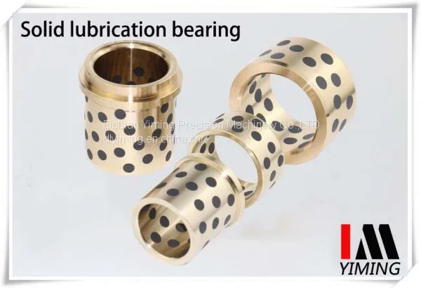 Self Lubricating Bearing, JDB Copper Oil-free Bushing, Solid Inlaid Graphite Bronze Sleeve Oilless Bush. photo-5