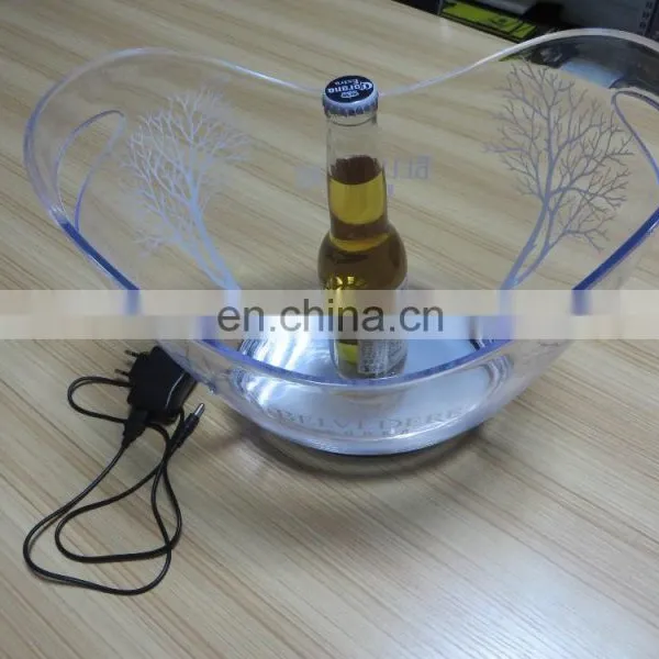New Design Bar Use Led Plastic Champagne Bucket With Handle photo-4
