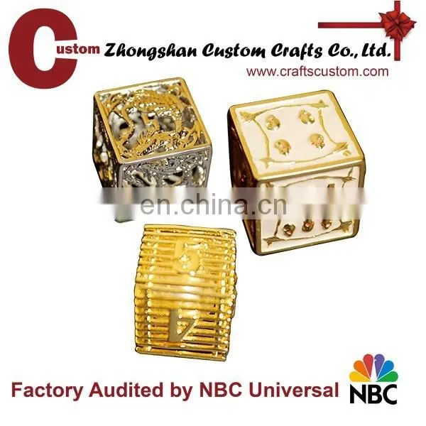 Custom Factory Price RPG Game Dice Sets in Bronze Material photo-2