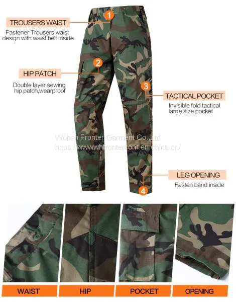 Wear-Resisting Black Acu Military Uniform photo-2