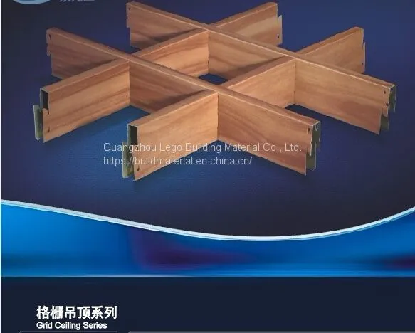 Square Tube Aluminum Grille Ceiling Aluminum Suspended Grid photo-4