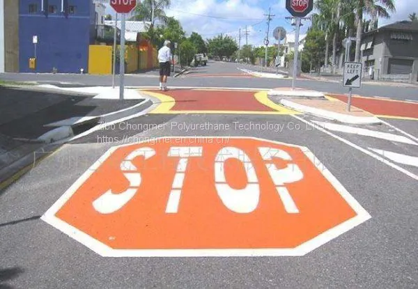 Colored Road Surface Non-Slip Coating Wear Resistance, Corrosion Resistance