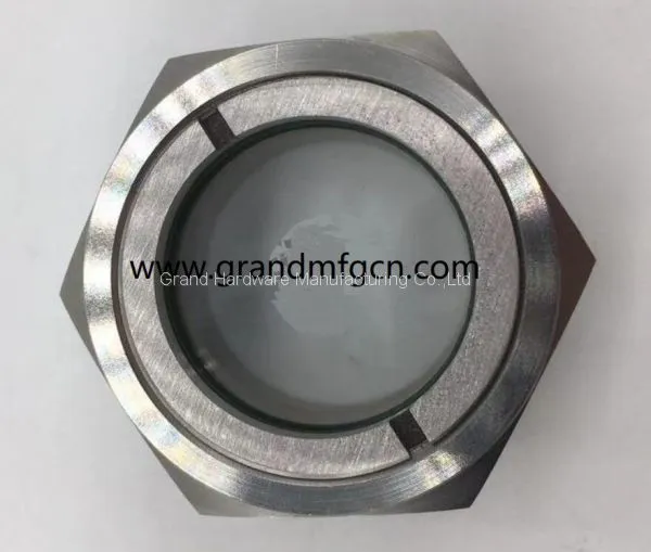 High Pressure Stainless Steel 316L Oil Level Sight Glass Male Npt Thread 1/4 Inch 2 Inch photo-2