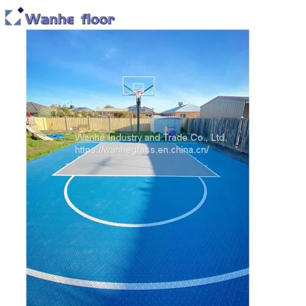 High Quality PP Plastic Sports Court Indoor Basketball Field Flooring for Sale photo-5