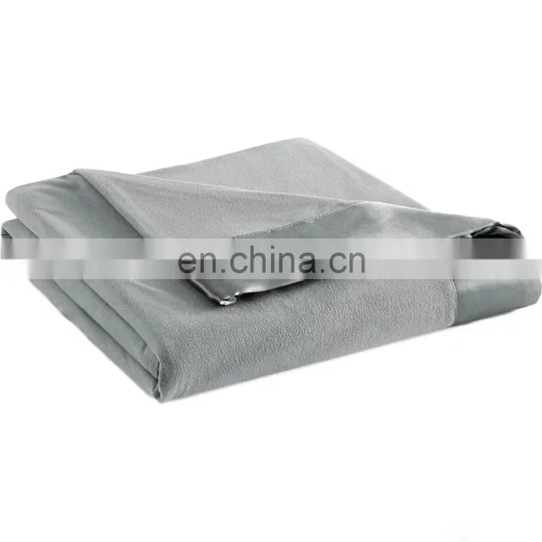 Factory Manufactured Polyester Fleece Flame Retardant Blanket Military photo-6