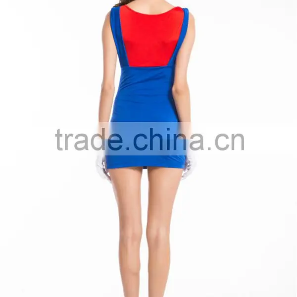 Super Mario Luigi Sister Sexy Women Ladies Fancy Dress Costume Hen Night Party photo-4