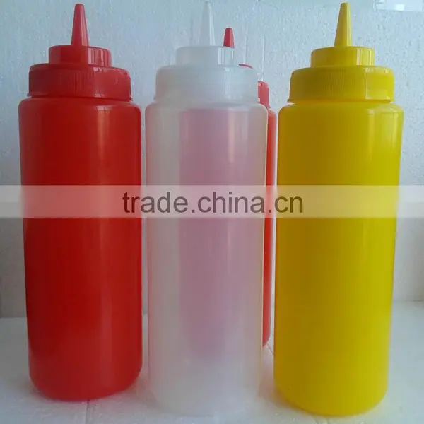 32OZ Food Grade Plastic Squeeze Sauce Bottle With Screw Cap photo-2