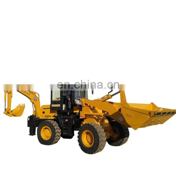 Hydraulic Backhoe Loader With Bucket photo-3