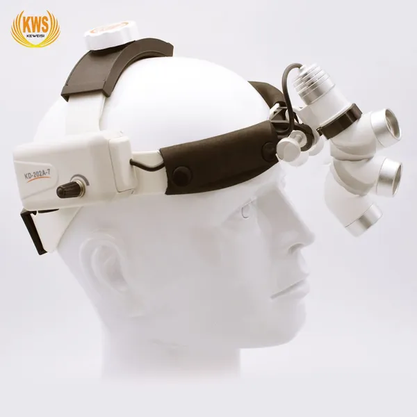 Dental ENT Examination Surgery Integration Wireless Two Batteries Medical Headlamp