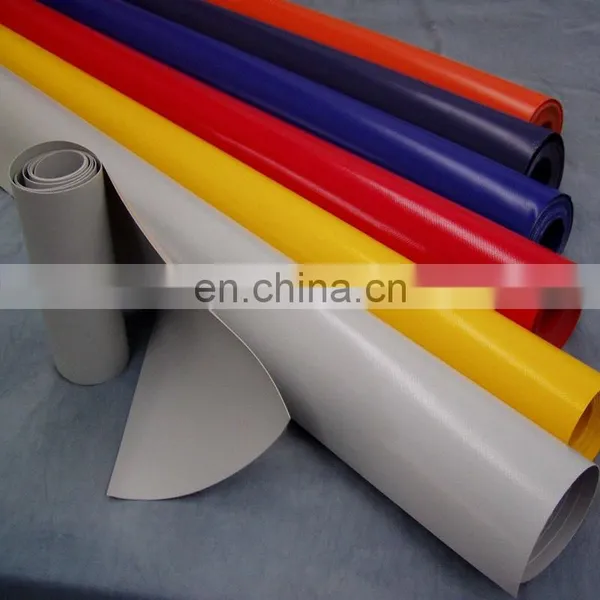 PVC Material Heavy Duty Polyester Fabric Tarpaulin for Inflatable Boat Material