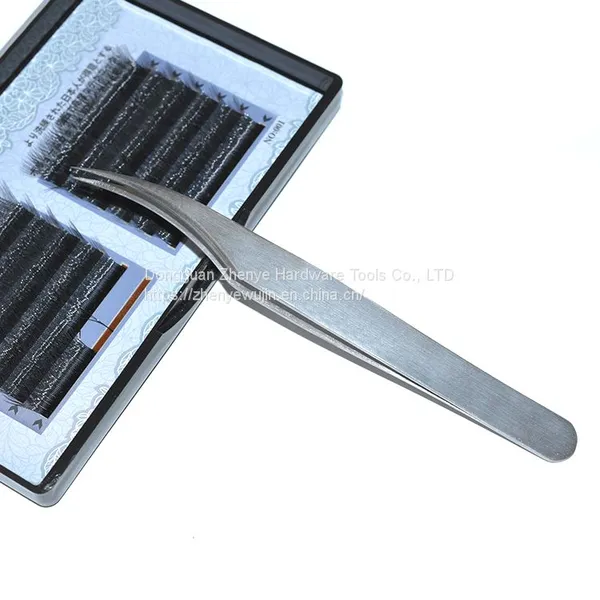 High Precision Stainless Steel Planting and Grafting False Eyelash Tweezers Tool, Special Dolphin Clip for Eyelash Beautification photo-5