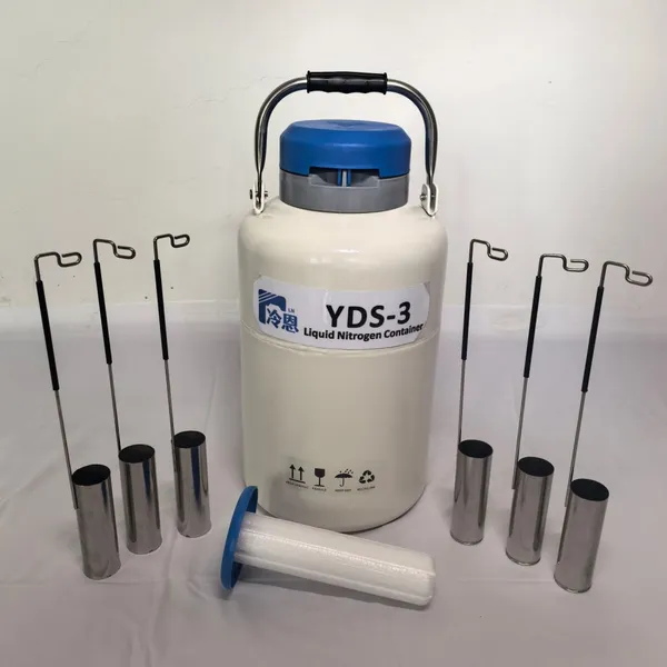 3L Hospital Frozen Vaccine Low-temperature Liquid Nitrogen Cryogenic Container photo-4