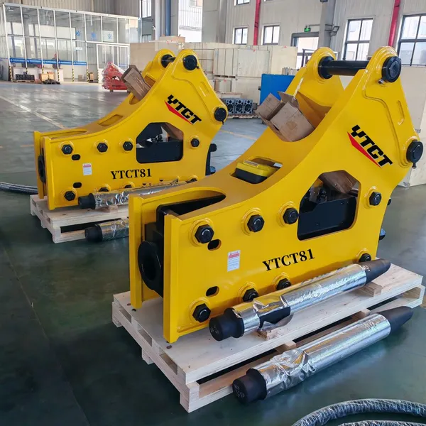 YTCT Side Type Hydraulic Breaker Hammer SB40 SB81 SB121 for 6-35Ton Excavator Rock Breaker photo-3