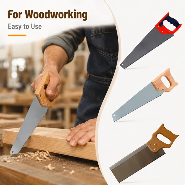 High Quality Hand Saw With Multiple Size Options for Wood Cutting Carpentry Building and Wholesale Supply photo-2