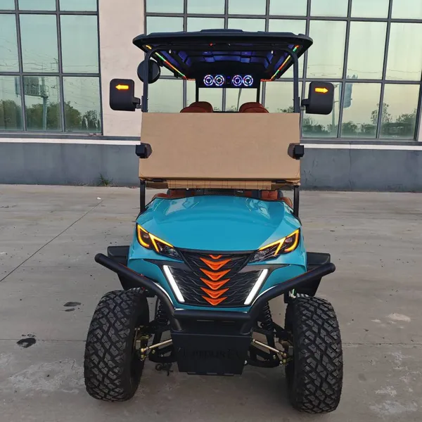 New Electric Four - Wheel Golf Cart, 4 - Seat Scenic Area Sightseeing Vehicle, Private Customization, From the Source Factory, for Export Trade