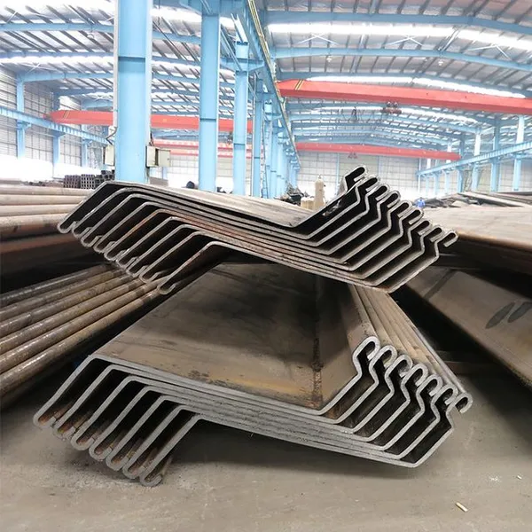 S355JR Hot Rolled Sheet Pile | Interlocking steel pile for excavation support