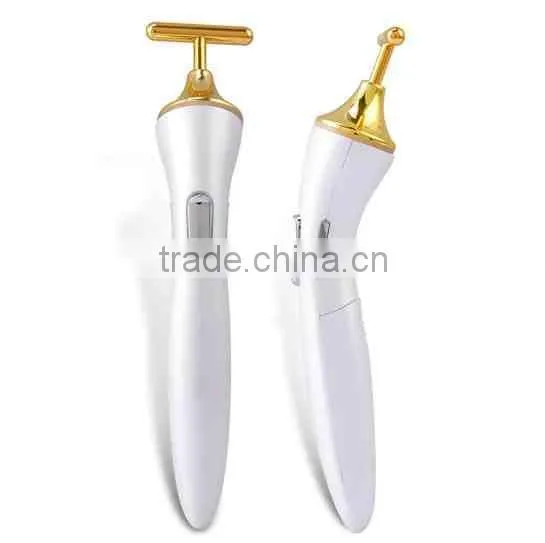 Portable T Shaped Electric Vibration Firming Massage Beauty Bar