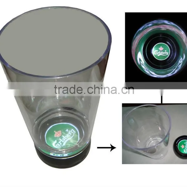 Best Promotional Gifts for Clients-------led Flashing Cup Glasses With Projection Logo photo-2
