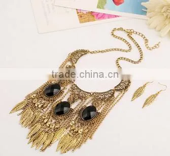 Wholesale Cheap Fashion Gold Plated Necklace and Earring Set Made in China photo-4